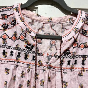 Boho style Tank Pink Size Small or Medium